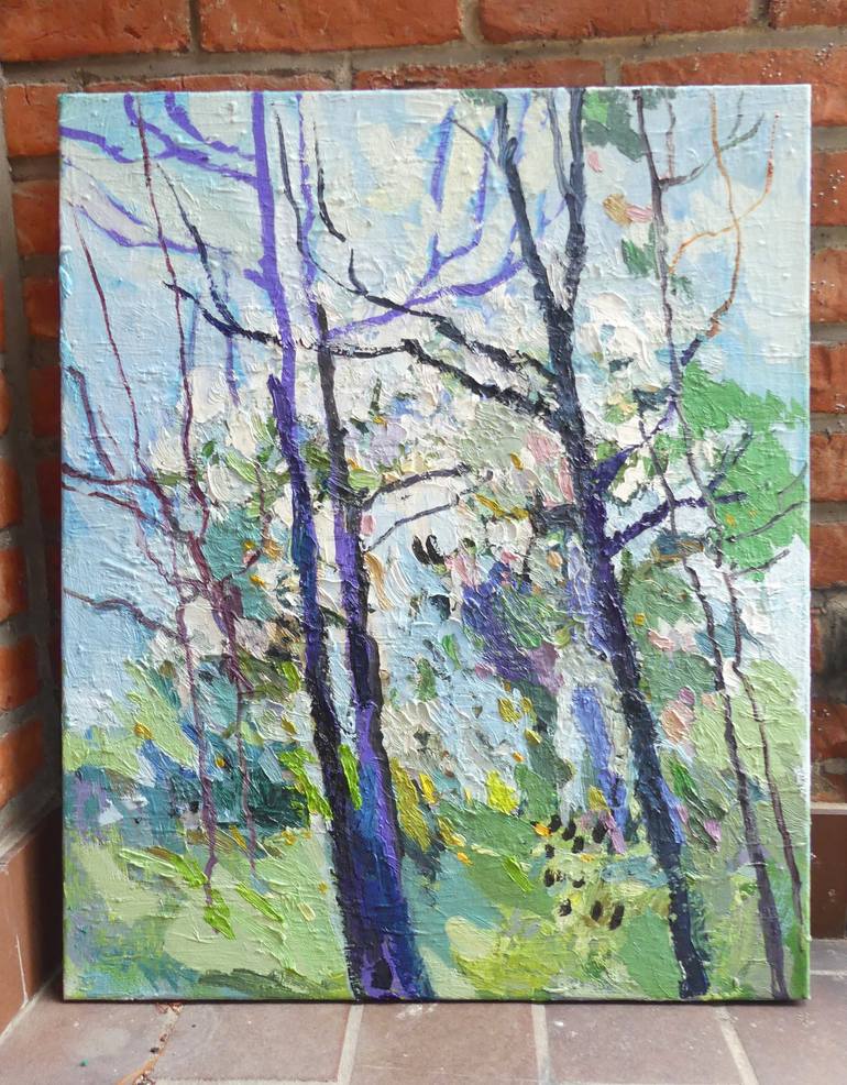 Original Realism Tree Painting by Olga Sidorenko