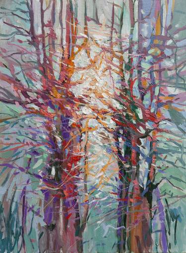 Print of Tree Paintings by Olga Sidorenko