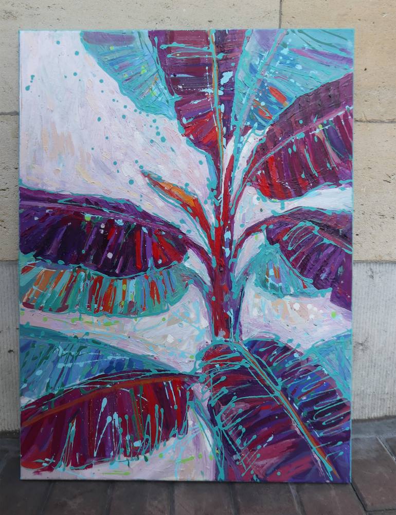 Original Expressionism Botanic Painting by Olga Sidorenko