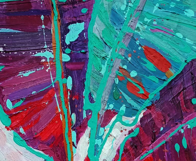 Original Expressionism Botanic Painting by Olga Sidorenko