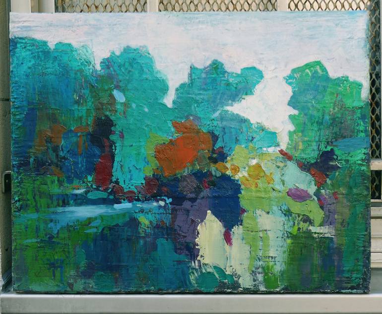 Original Abstract Nature Painting by Olga Sidorenko