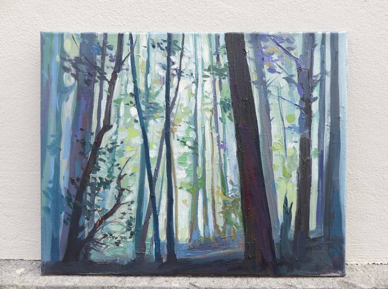 Original Expressionism Landscape Painting by Olga Sidorenko