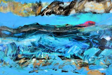 Original Abstract Seascape Paintings by stephen harkola
