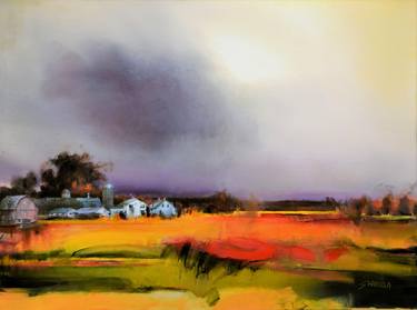 Original Abstract Landscape Paintings by stephen harkola