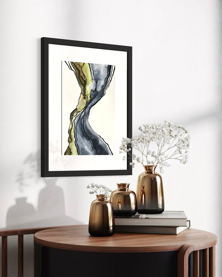 Original Abstract Expressionism Abstract Painting by Paula Callejas