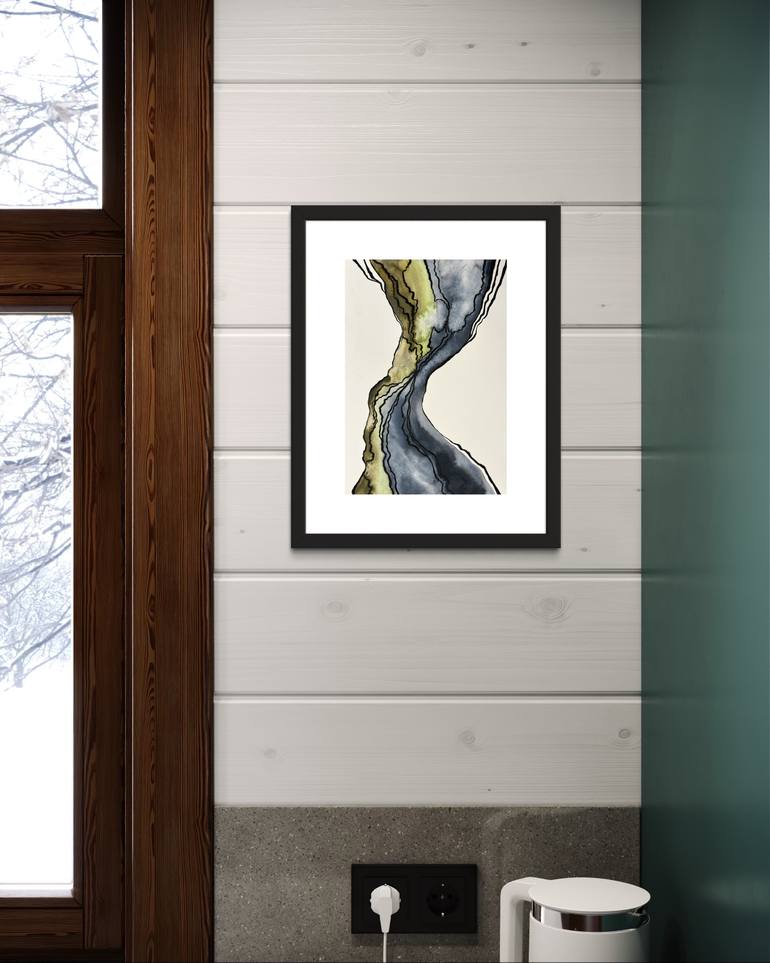 Original Abstract Expressionism Abstract Painting by Paula Callejas