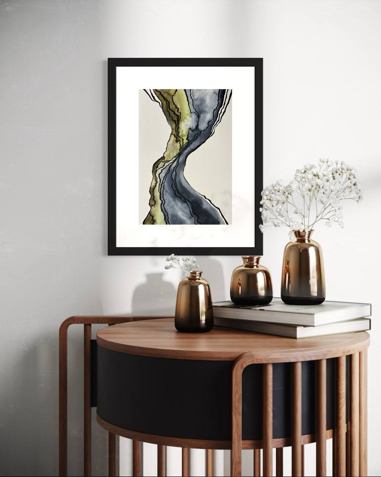 Original Abstract Expressionism Abstract Painting by Paula Callejas