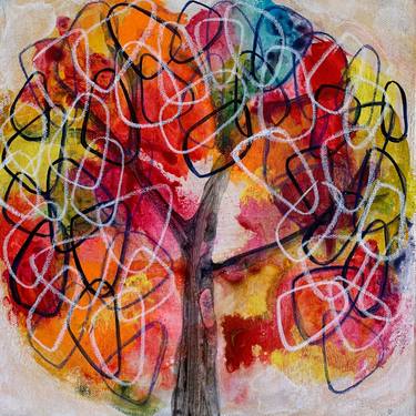 Print of Conceptual Tree Paintings by Paula Callejas