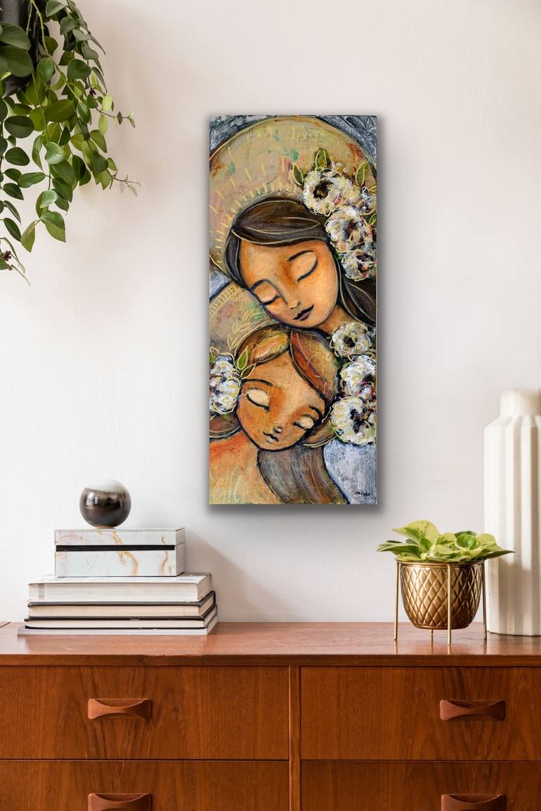 Original People Painting by Paula Callejas