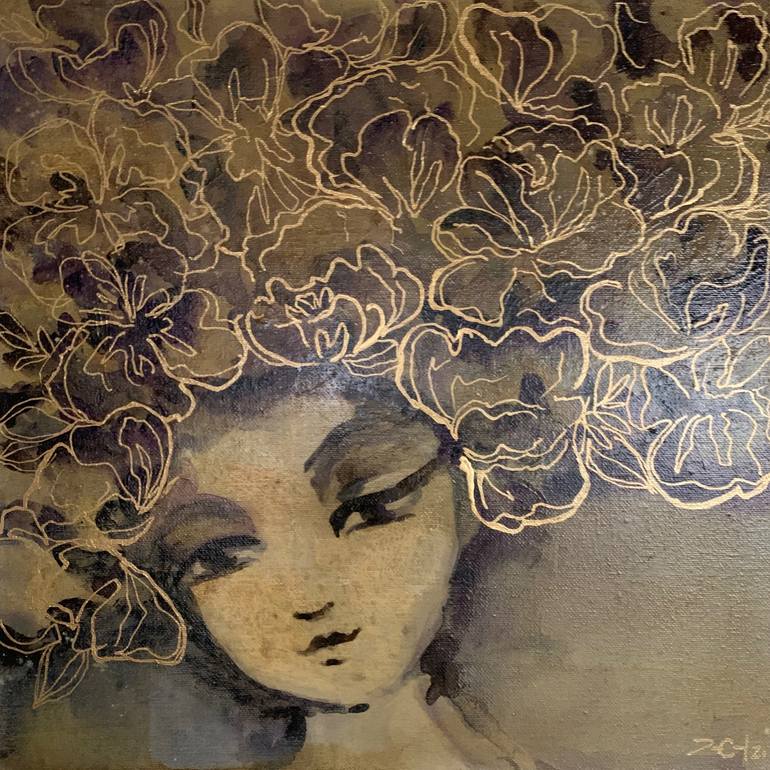 Original Women Painting by Paula Callejas