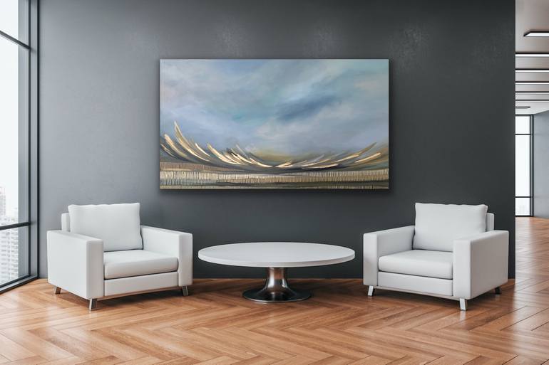 Original Abstract Landscape Painting by Paula Callejas