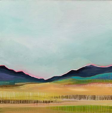 Original Abstract Landscape Paintings by Paula Callejas