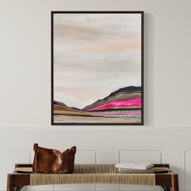 Original Abstract Expressionism Landscape Painting by Paula Callejas