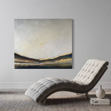 Original Abstract Expressionism Landscape Paintings by Paula Callejas