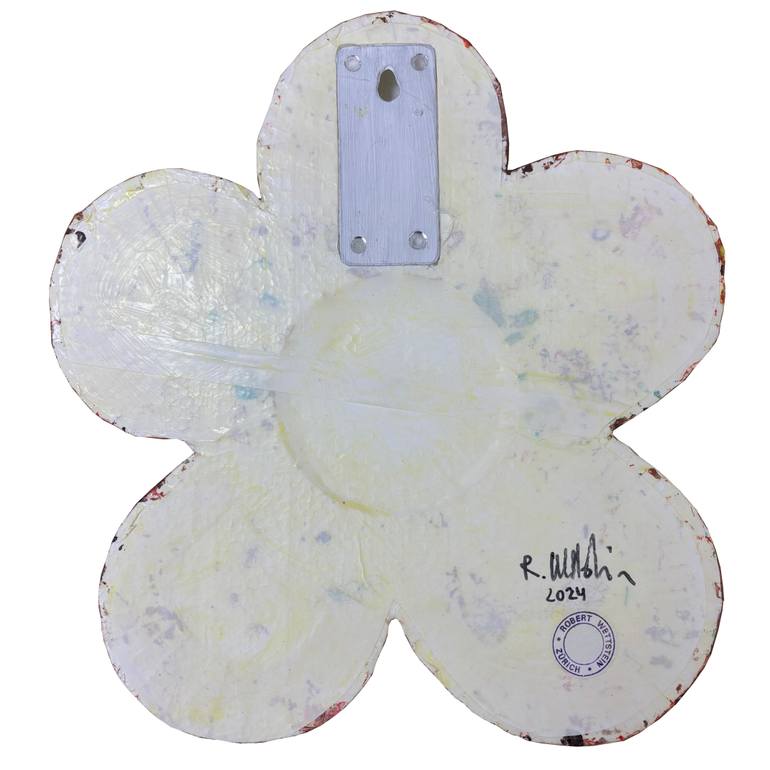 Original Pop Art Floral Sculpture by Robert Wettstein