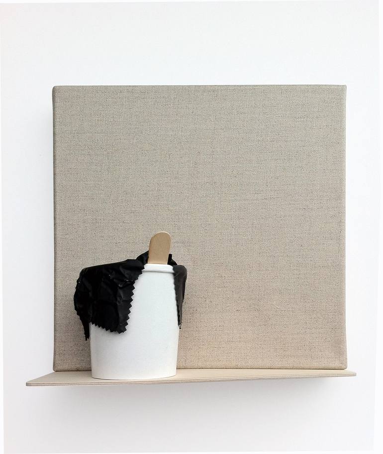 Original Minimalism Still Life Sculpture by Robert Wettstein