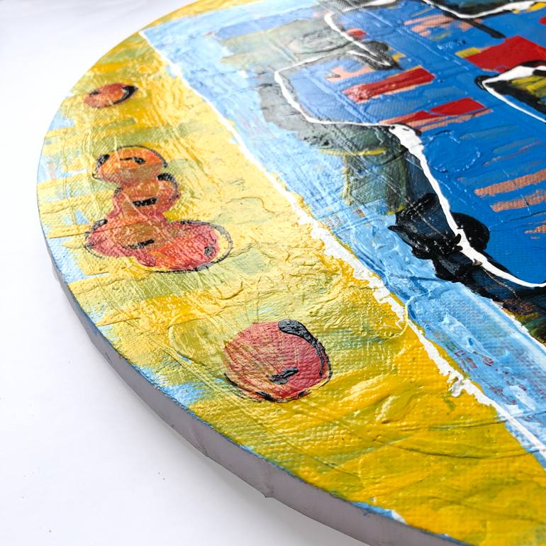 Original Abstract Expressionism Patterns Painting by Robert Wettstein