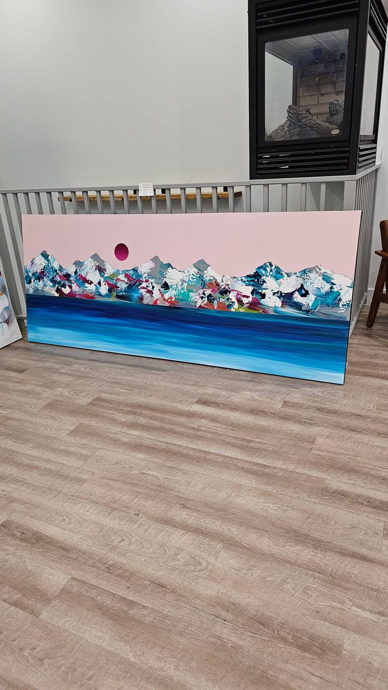 Original Contemporary Landscape Painting by Stephanie Rivet