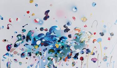 Original Abstract Expressionism Abstract Paintings by Stephanie Rivet