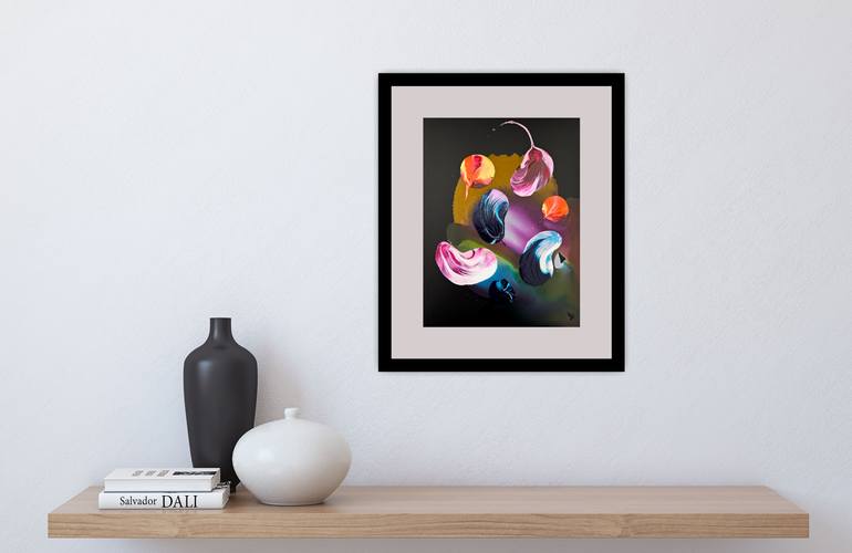 Original Abstract Expressionism Abstract Painting by Stephanie Rivet