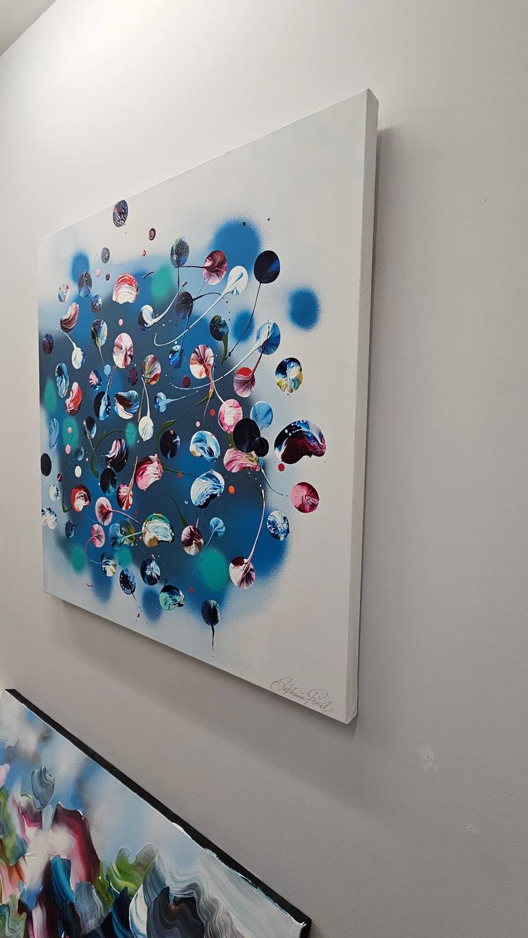 Original Abstract Expressionism Abstract Painting by Stephanie Rivet