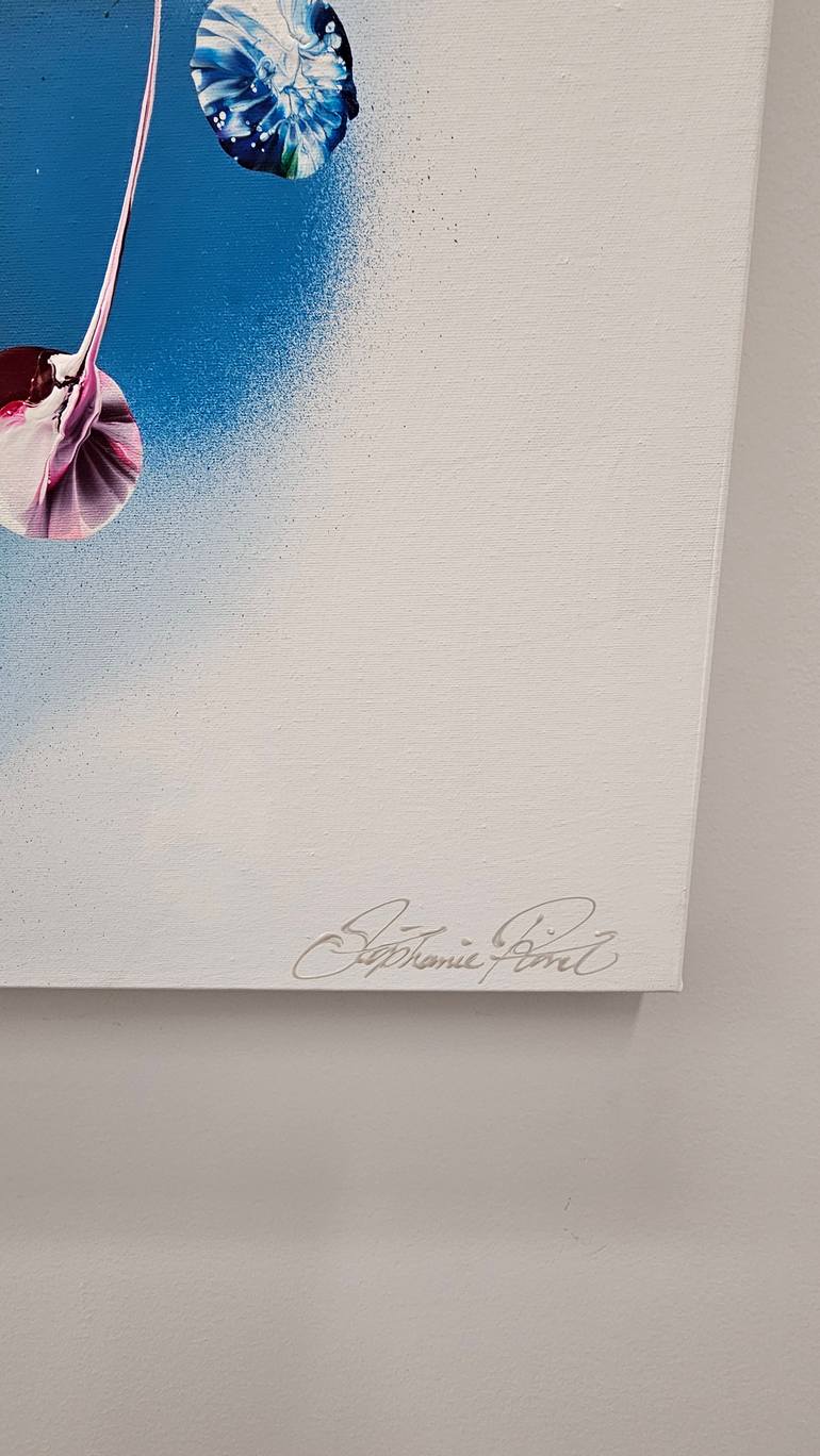 Original Abstract Expressionism Abstract Painting by Stephanie Rivet