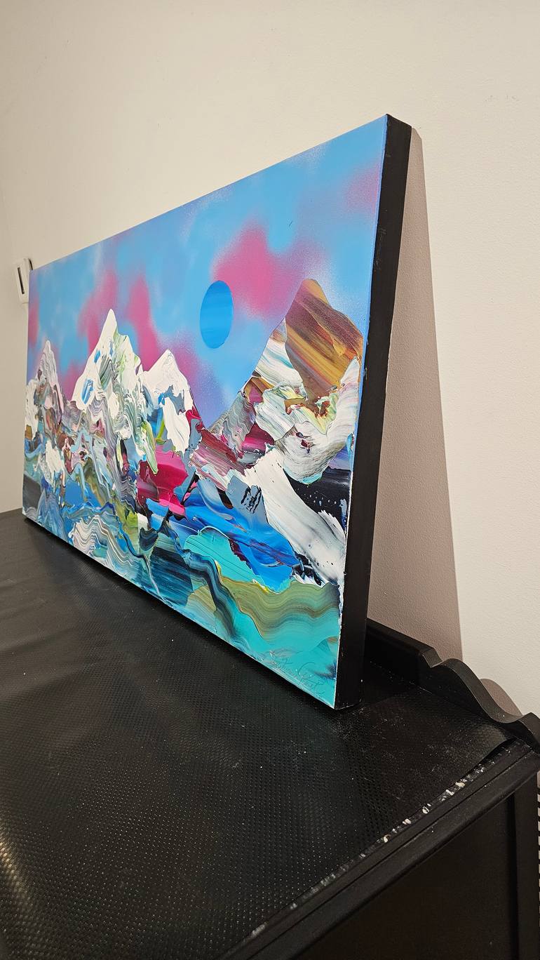 Original Contemporary Landscape Painting by Stephanie Rivet