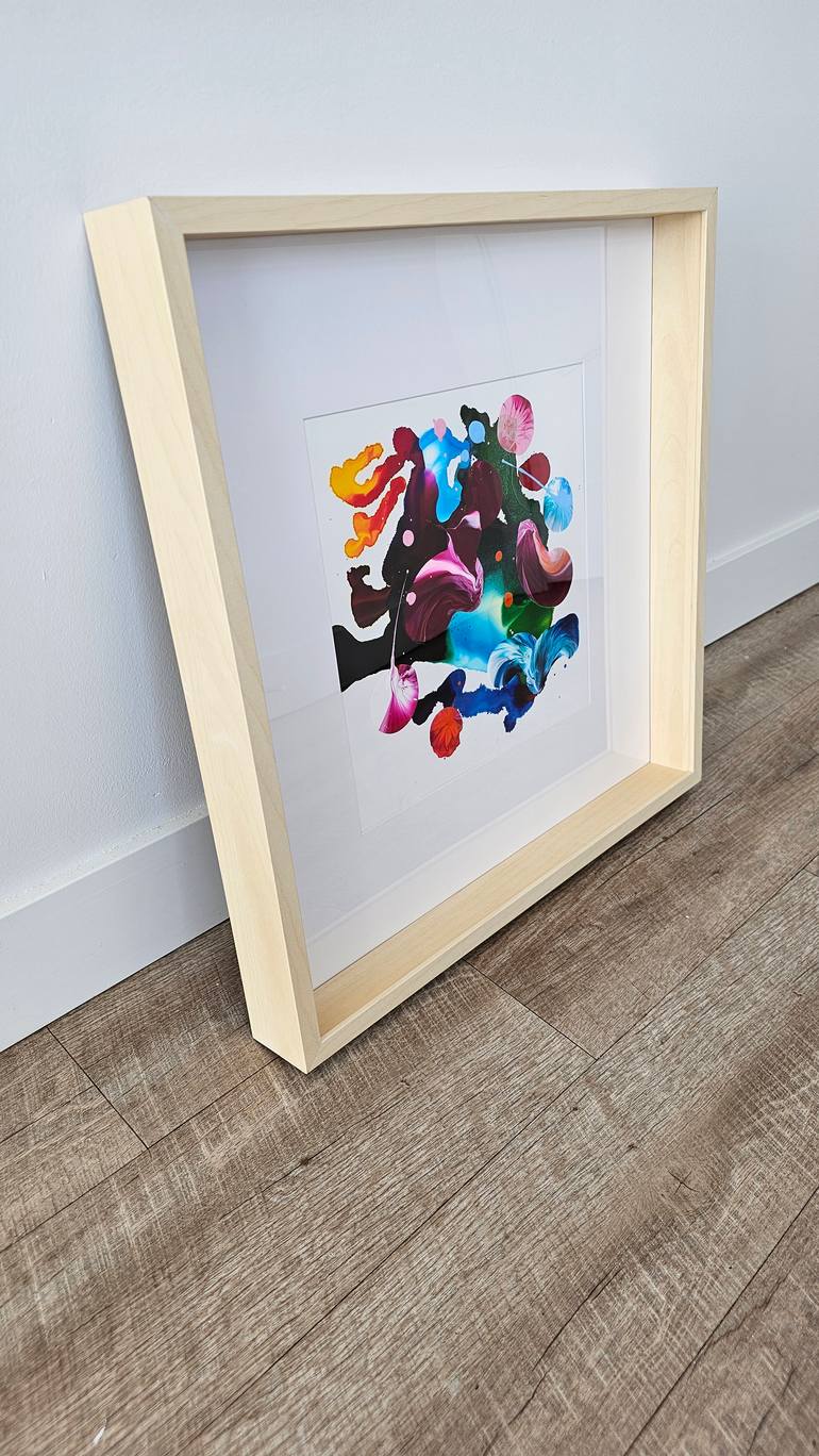 Original Abstract Expressionism Abstract Painting by Stephanie Rivet