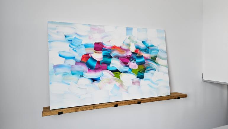 Original Abstract Expressionism Abstract Painting by Stephanie Rivet