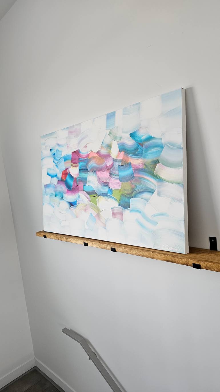 Original Abstract Expressionism Abstract Painting by Stephanie Rivet