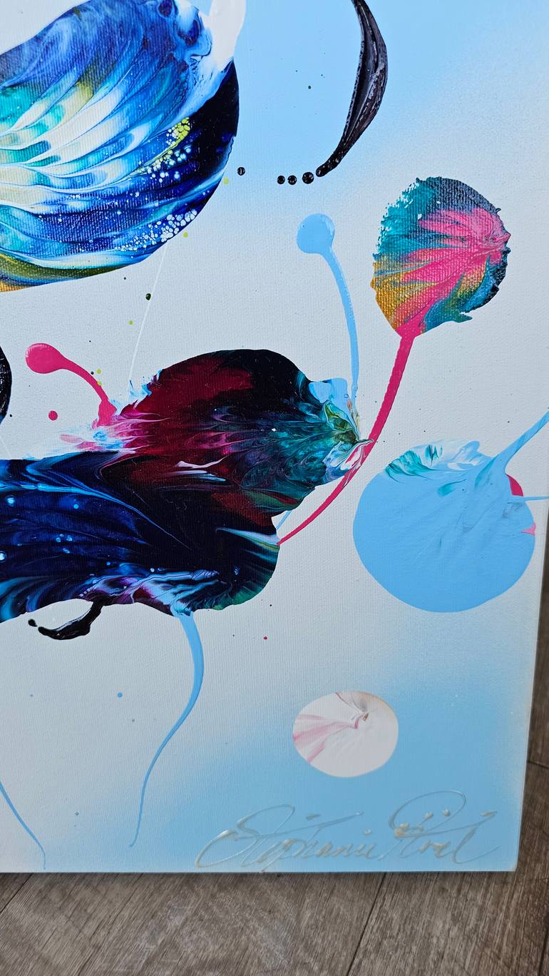 Original Abstract Painting by Stephanie Rivet