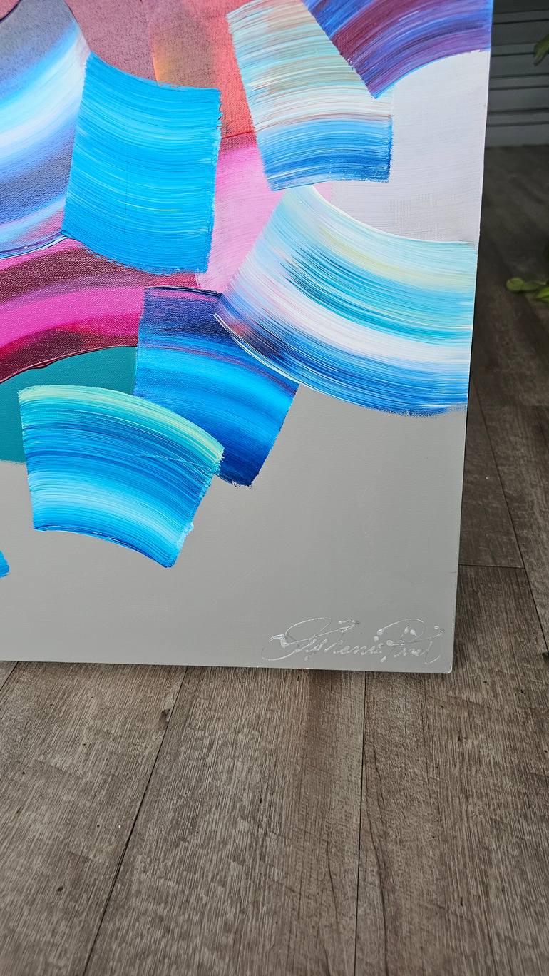 Original Abstract Painting by Stephanie Rivet