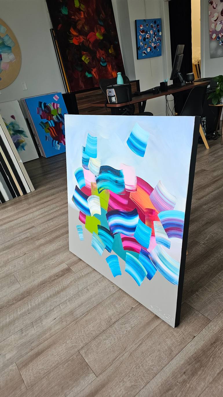 Original Abstract Painting by Stephanie Rivet