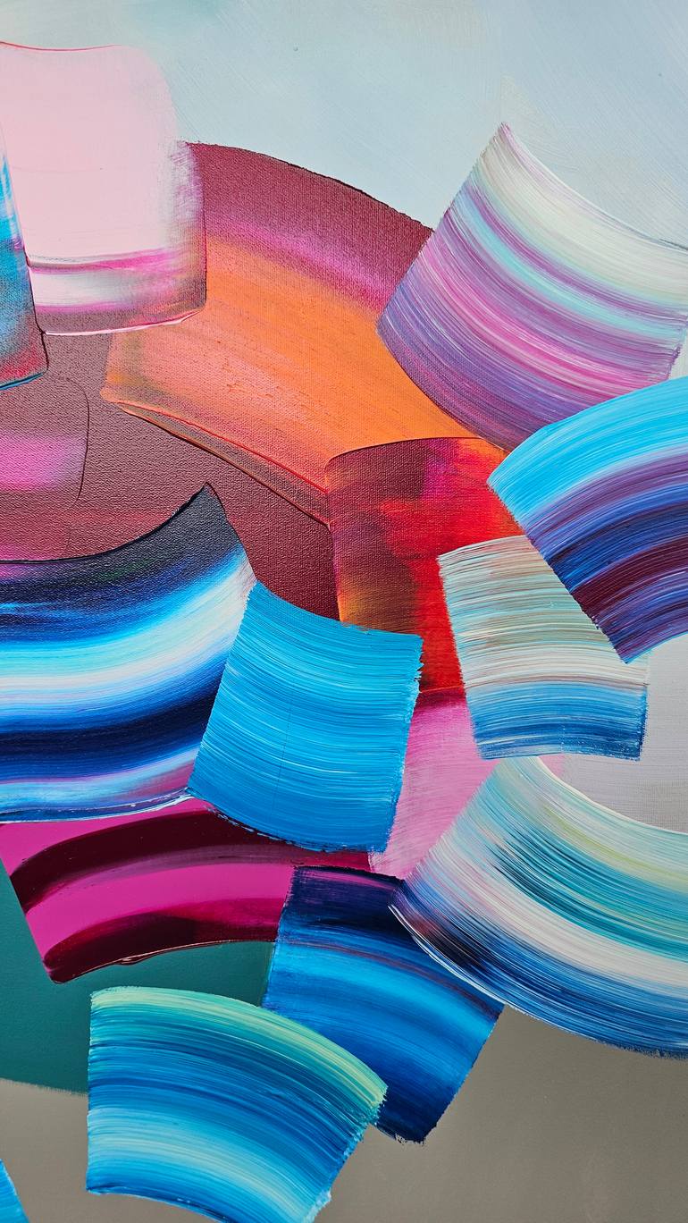 Original Abstract Painting by Stephanie Rivet