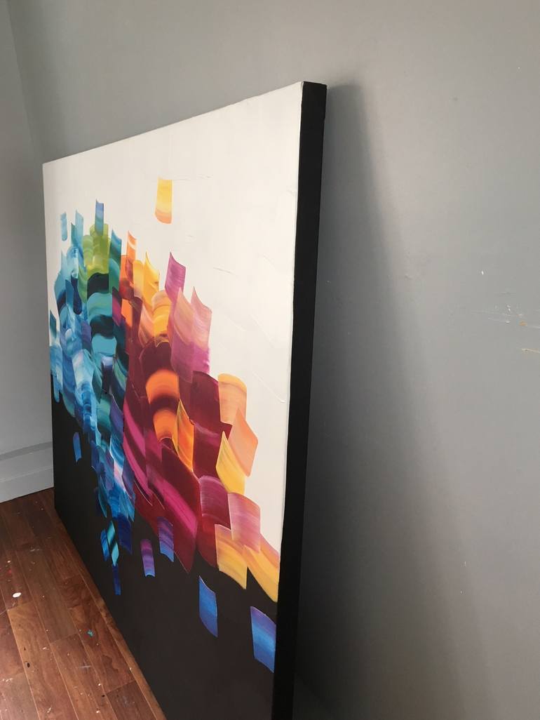 Original Abstract Painting by Stephanie Rivet