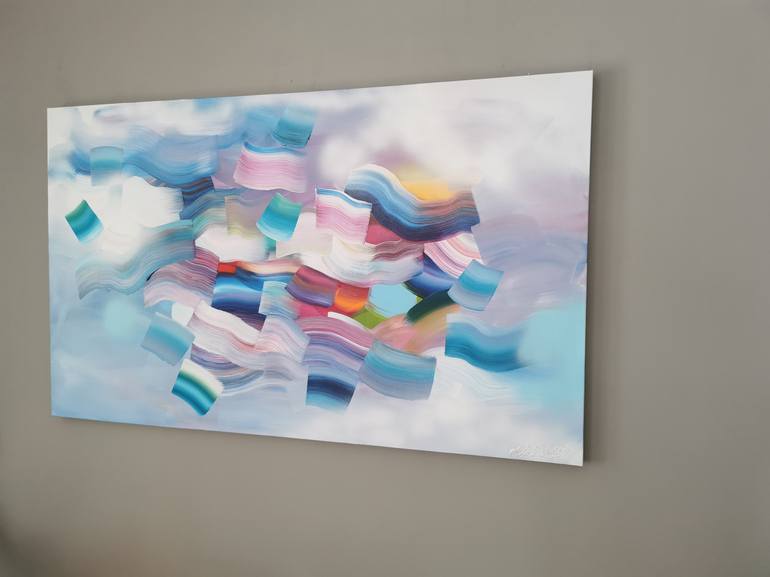 Original Abstract Painting by Stephanie Rivet