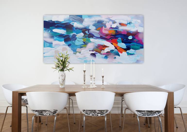 Original Abstract Painting by Stephanie Rivet