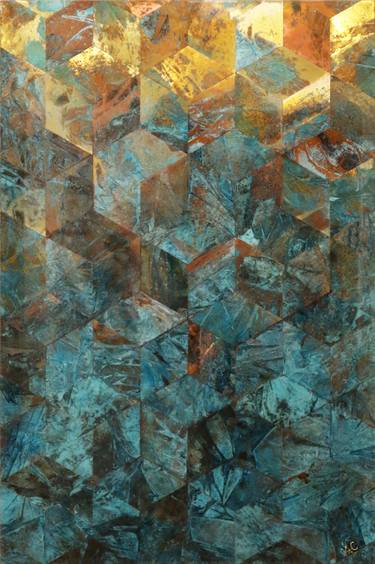 Print of Art Deco Abstract Paintings by Adam Colangelo