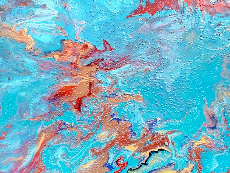 Original Abstract Expressionism Abstract Painting by Maria Mcclafferty