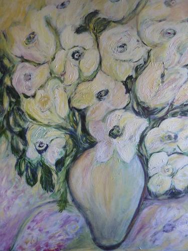 Original Floral Painting by Sheron Meyer