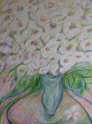 Original Floral Painting by Sheron Meyer