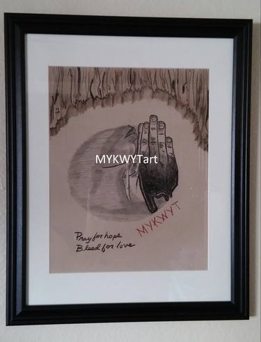 Original Expressionism Mortality Drawings by Myk Wyt