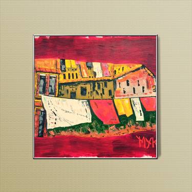 Original Abstract Culture Painting by Myk Wyt
