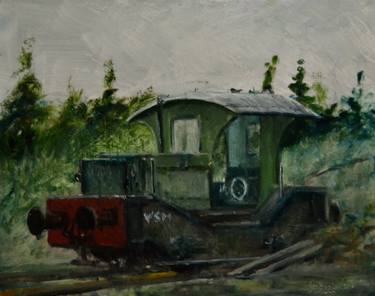Print of Train Paintings by Jan Baggen