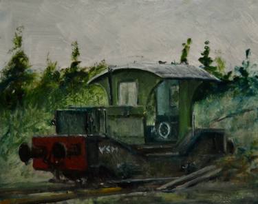 Print of Fine Art Train Paintings by Jan Baggen