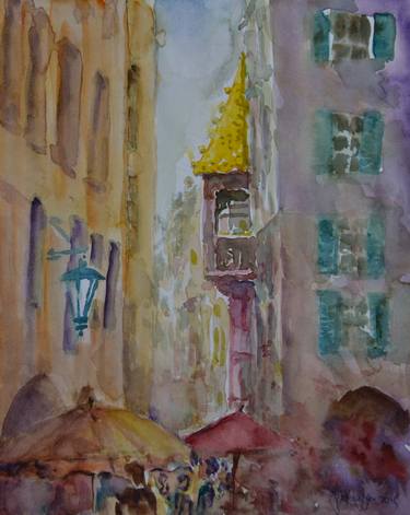 Print of Figurative Architecture Paintings by Jan Baggen