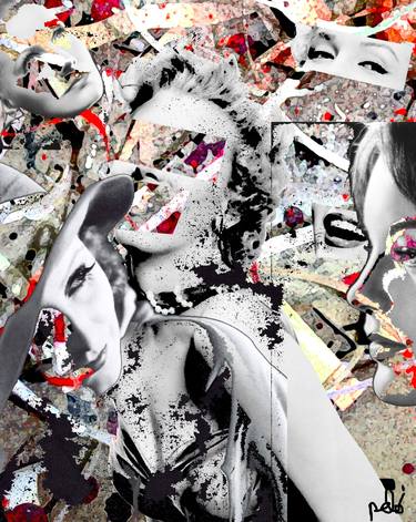 Original Pop Art People Collage by citpelo CITPELO