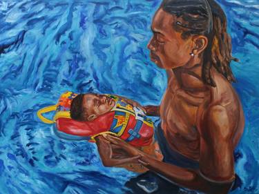 Original Realism Family Paintings by Jay Golding