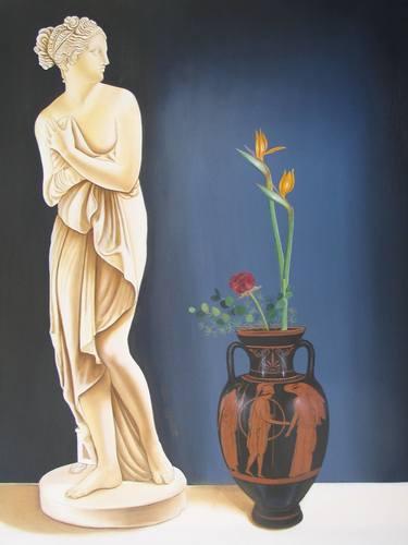 Original Figurative Still Life Paintings by olga formisano