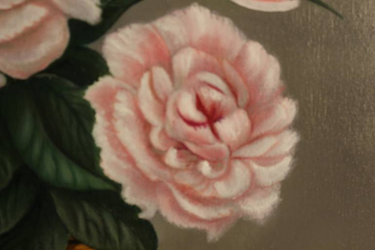 Original Figurative Floral Painting by olga formisano